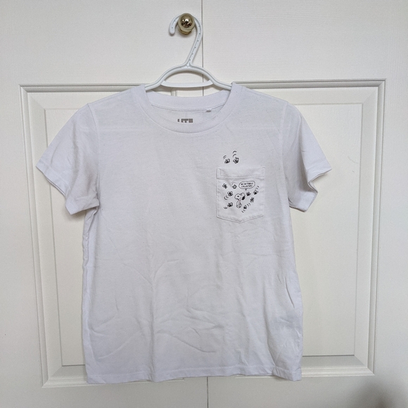 UNIQLO snoopy peanuts women's white tshirt - Picture 1 of 6